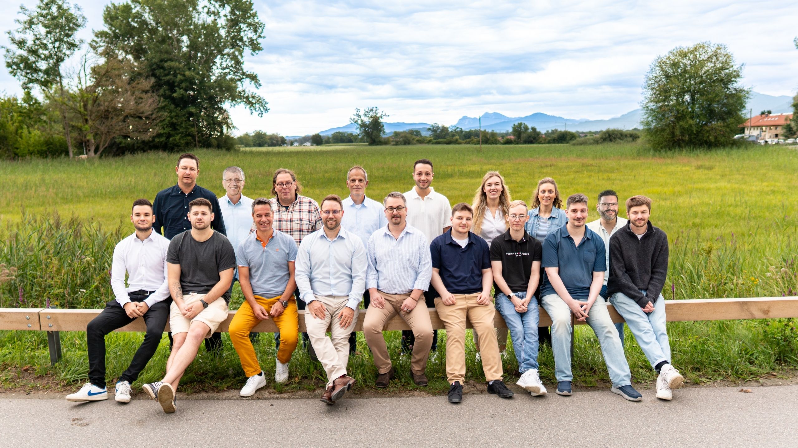 SOFTAGE Team bayerische Berglandschaft, Chiemgau, Oberbayern