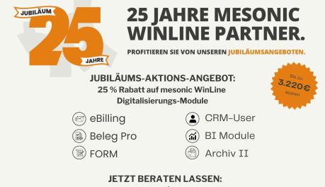 SOFTAGE Jubiläumsrabatt auf Digitalisierungs Module, E-Rechnung, XML, XRechnung, ERechnung